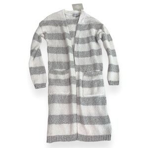 Willow & Wind Longline Cardigan Striped Knit Sweater XS NWT
